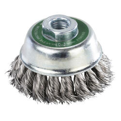 High-performance wire cup brushes with support ring TDBZ 70